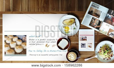 Glutein Free Celiac Disease Concept