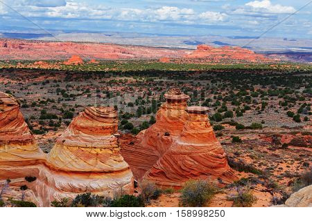 Coyote Buttes of the Vermillion Cliffs Wilderness Area, Utah and Arizona