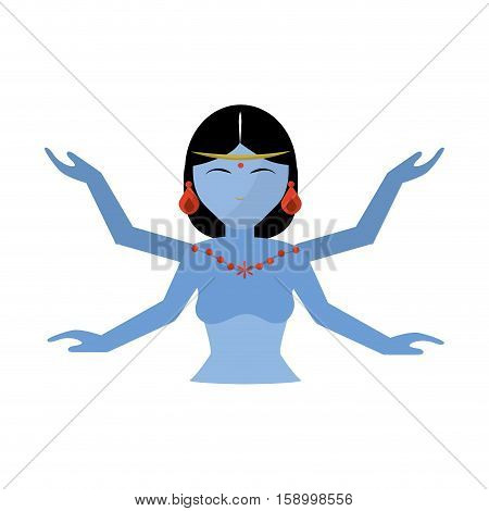 Shiva indian god icon vector illustration graphic design