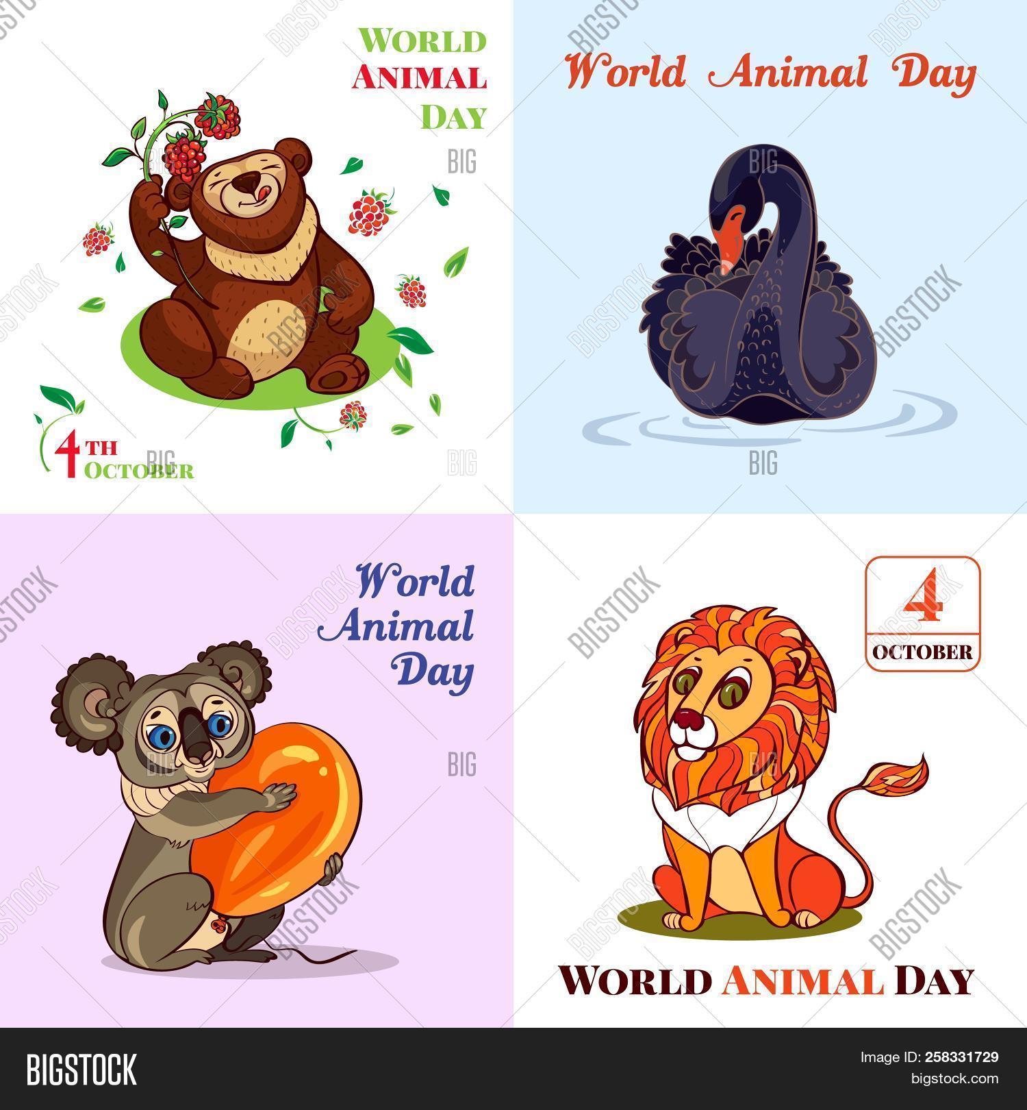 World Animal Day Image Photo Free Trial Bigstock