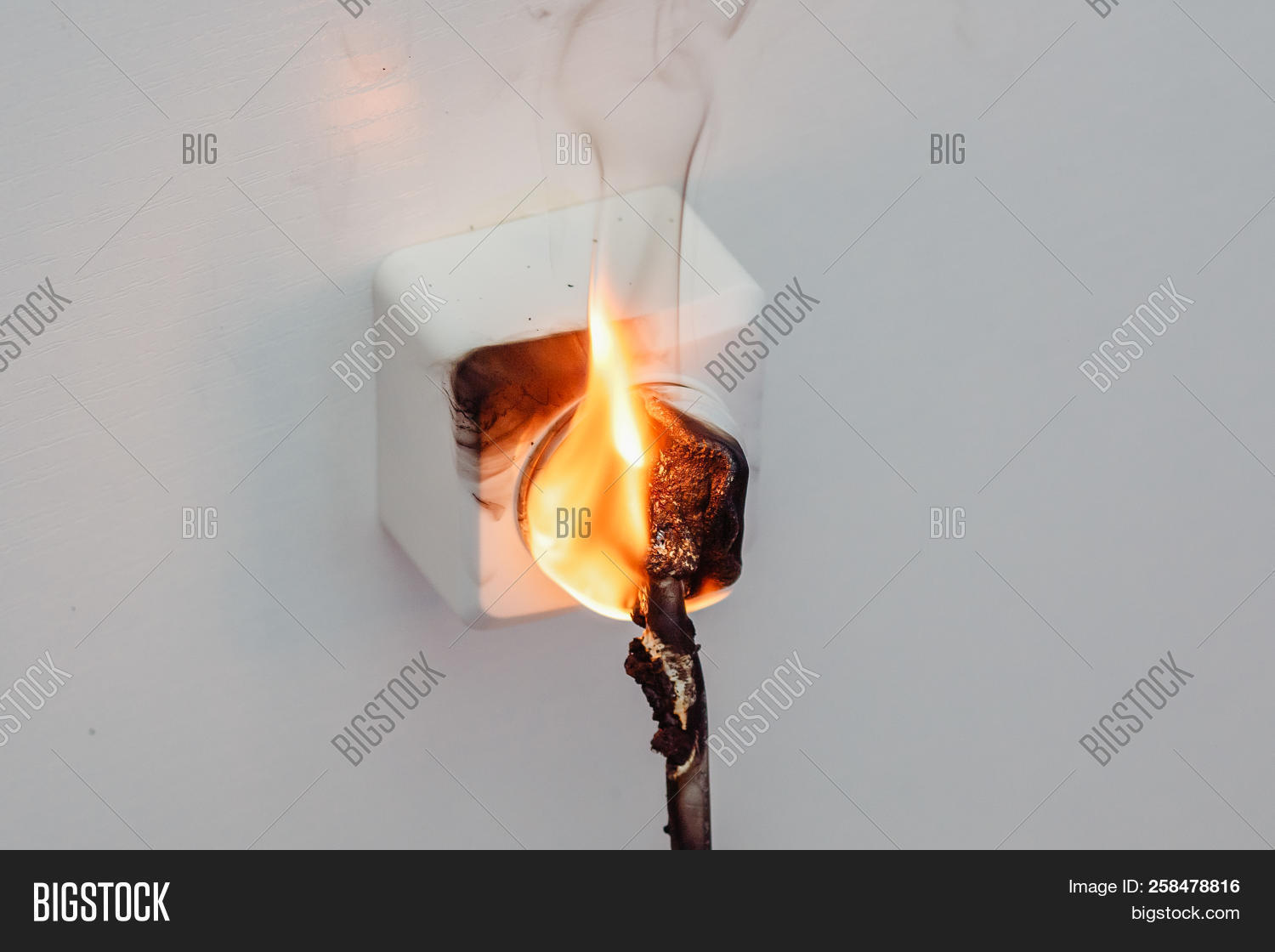 Fire Smoke Electrical Image & Photo (Free Trial) Bigstock