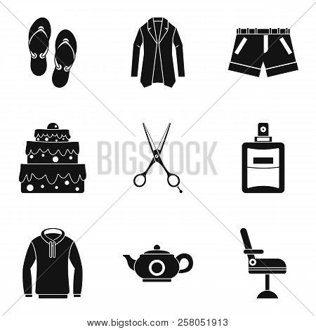 Womankind Icons Set. Simple Set Of 9 Womankind Icons For Web Isolated On White Background