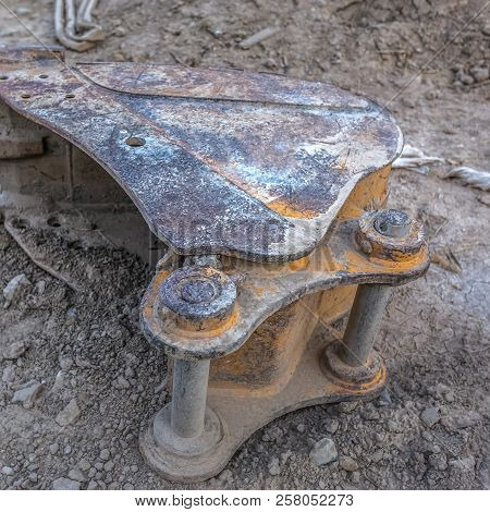 Bulldozer Scooper For Tractor In Construction Area