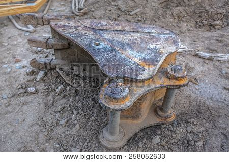 Bulldozer Scooper For Tractor In Construction Zone