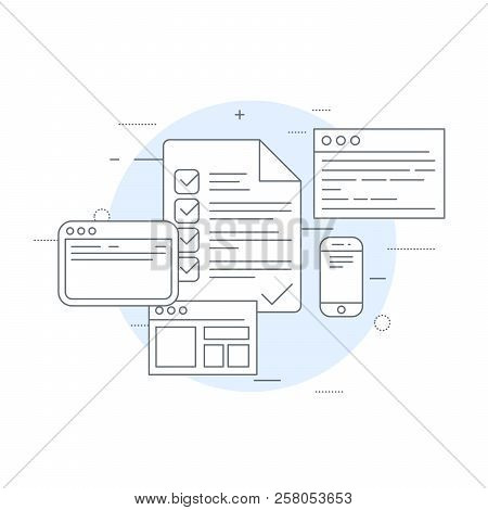 Circulation Of Documents Icon - Workflow, Inventory And Audit