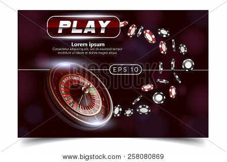 Casino Background Style Ace, Vip Flyer Invitation Poker Game. Casino Poster Or Banner Background Or 
