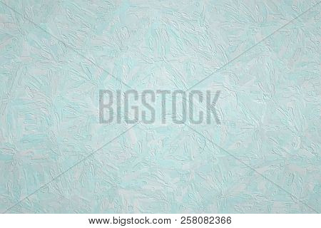 Abstract Illustration Of Gainsboro Impasto With Large Brush Strokes Background, Digitally Generated