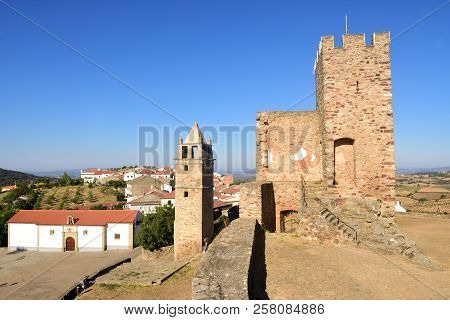 Tower And The Misericordia Church, Mogadouro, Tras Os Montes, Portugal