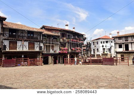 Main Square And Bullring, La Alberca, Salamanca Province, Castilla-leon, Spain
