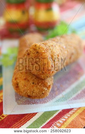 Malpua, Crispy Indian Pancake Rolls For Dessert Or Snack