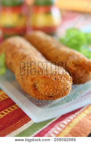 Malpua, Crispy Indian Pancake Rolls For Dessert Or Snack