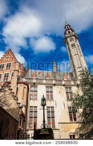 The Historical Burghers Lodge Building In Bruges
