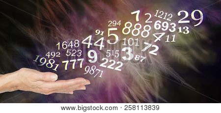 Consult A Numerologist And Learn About Your Personal Numbers - Female Open Palm With A Stream Of Ran