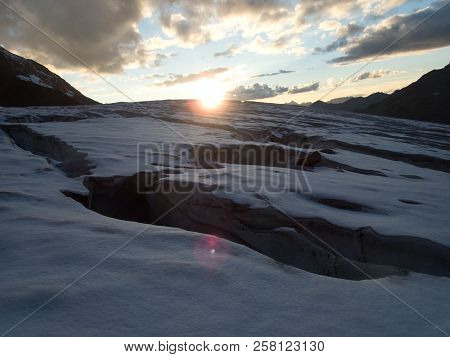 Beautiful Glacier Hike And Clim To Weisskugel Mountain