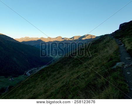 Landscape Of Vallalungain Italian Alps