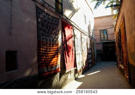 Street In Old Marrakesh Medina - Morocco