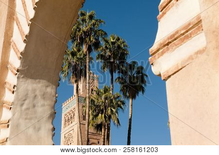 Olg Gate In Marrakech Medina - Morocco