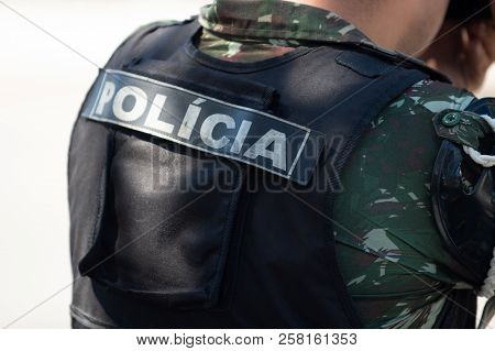 Rio De Janeiro, Brazil - September 07, 2018:  Military Civic Parade Celebrating The Independence Of 