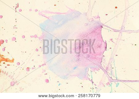 Abstract Design Watercolor Picture Painting Illustration Background