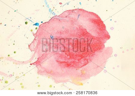 Abstract Design Watercolor Picture Painting Illustration Background