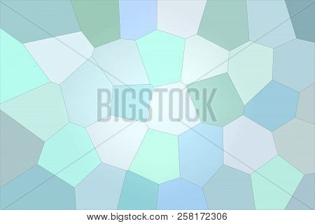 Abstract Illustration Of Gainsboro Bright Giant Hexagon Background, Digitally Generated