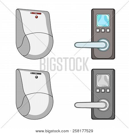 Vector Design Of Cctv And Camera Icon. Set Of Cctv And System Stock Symbol For Web.