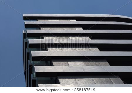 Rectilinear Geometry Of A Modern Residential Building