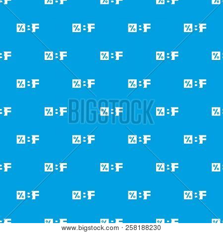 Letters Bf Black Friday And Percentage Pattern Vector Seamless Blue Repeat For Any Use