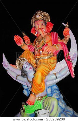 Idol Of Lord Ganesha At Pune, Maharashtra, India