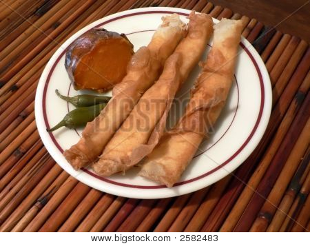 อาหาร Springrolls