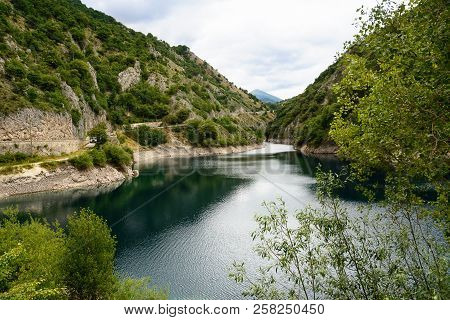 Lake Of San Domenico In The Gorges Of Sagittarius (italy)