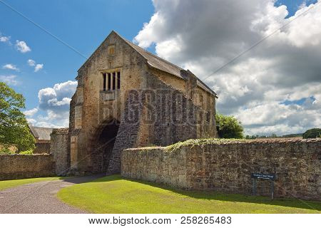 Ruins Of Cleeve Abbey,  Medieval Monastery Located Near The Village Of Washford In Somerset, England