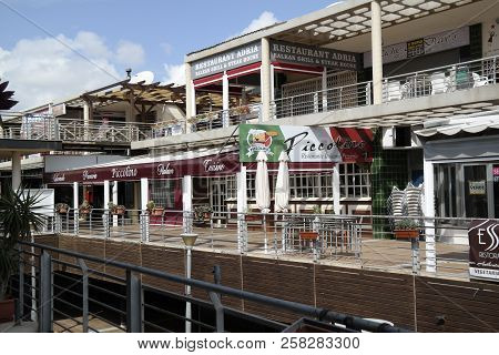 Playa Flamenca, Spain - 14 Sept 2018 : Playa Flamenca Commercial Center, Near Torrevieja,  In Spain