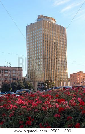 Moscow, Russia - September 13, 2018: A Five-star Golden Ring Hotel In Moscow
