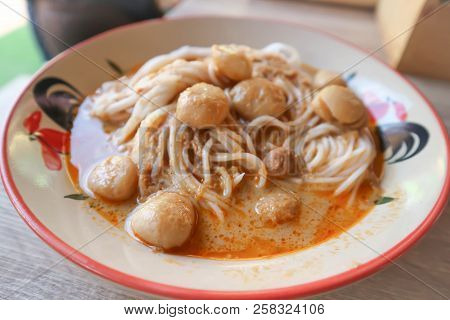 Noodle Or Thai Noodle Or Northern Thail Noodle