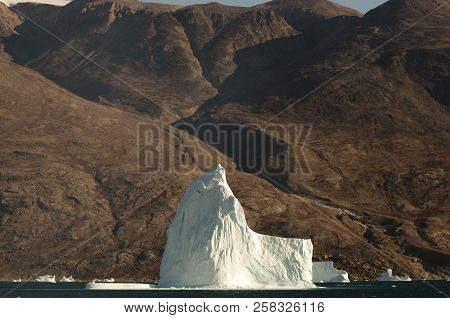 Floating Iceberg In The Arctic - Greenland