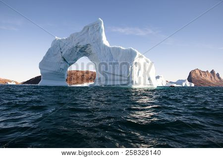 Unique Iceberg In The Arctic - Greenland