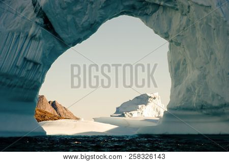 Eroded Iceberg In The Arctic - Greenland