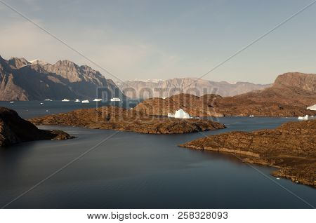 Iceberg Bay In Scoresby Sound - Greenland
