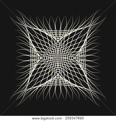 Sacred Geometry. Sacral Sign Of Illuminates. Labyrinth Of Masons. Secret Symbol Of Geometry. World W