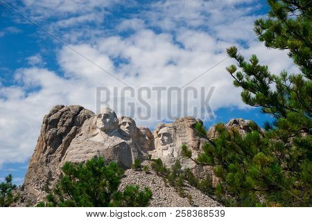 Mount Rushmore Is The Granite Face Located In A Batholith In The Black Hills In Keystone, South Dako
