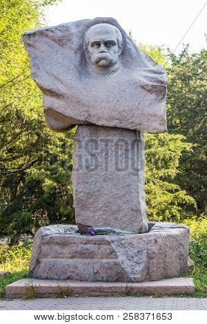 Almaty, Kazakhstan - September 15, 2018: Monument Taras Grigorievich Shevchenko - Ukrainian Poet And