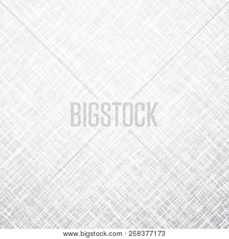 Gray Tissular Textured Background. Vector Paper Illustration.