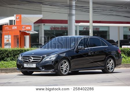 Luxury Car White Mercedes Benz E250