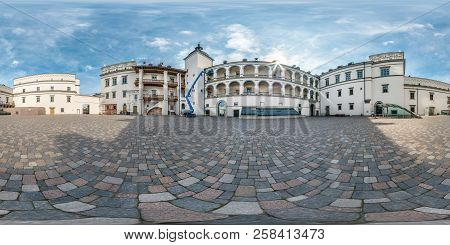 Full Seamless Spherical Panorama 360 By 180 Angle View Near The Royal Palace Of The Grand Duchy Of L