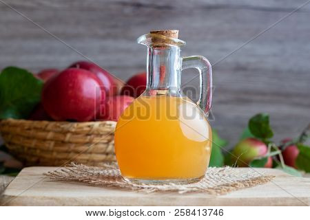 A Bottle Of Raw Unfiltered Apple Cider Vinegar