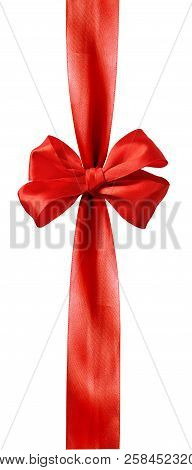 Rer Satin Bow And A Large Ribbon