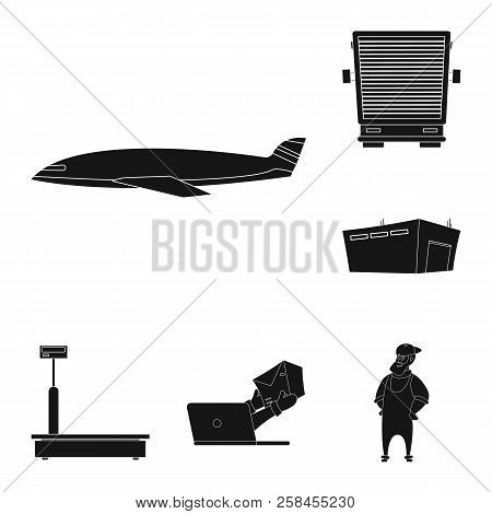 Isolated Object Of Goods And Cargo Icon. Set Of Goods And Warehouse Vector Icon For Stock.