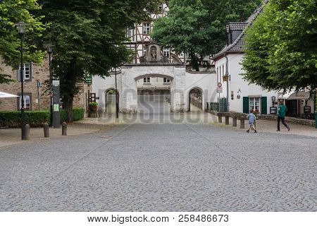 Altenberg, Nrw, Germany - July 10; 2017:
The Altenberger Dom Is Also Called Bergischer Dom And Is A 