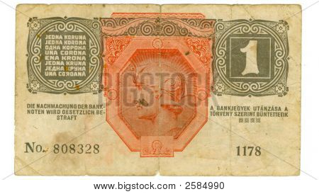 1 Korona Bill af dobbeltmonarkiet, 1916
